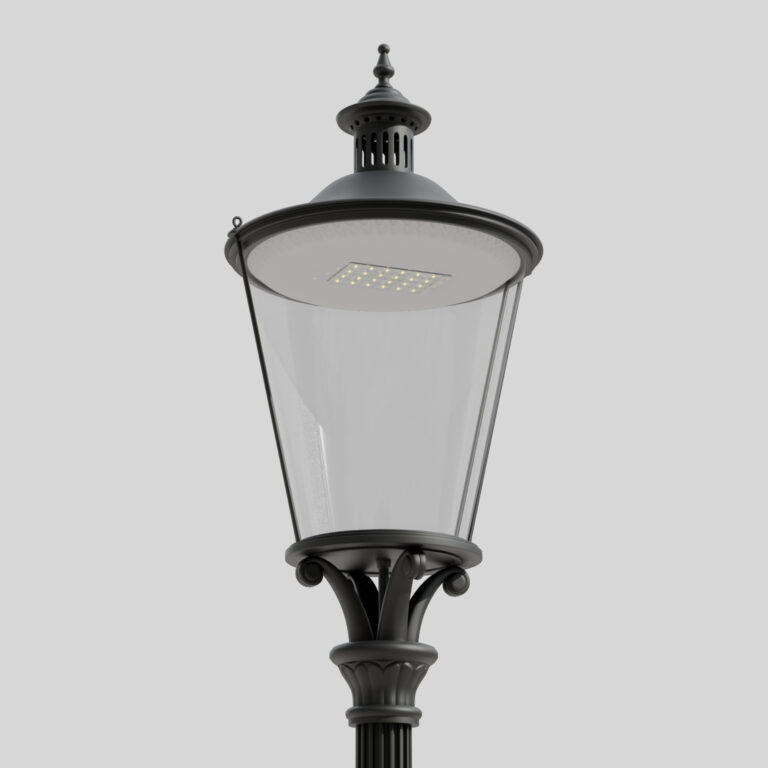 Gartenlaterne B7, mit klassischer Libra-Leuchte