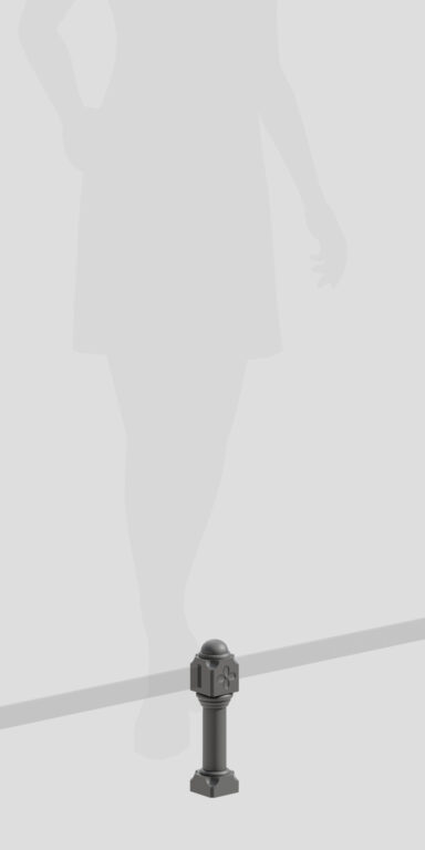 S8 - Zaunpfosten, Zaunelement