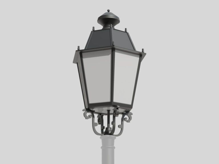 Dekorative Stadtlaterne 33 Victoria, aus Kunstmetall
