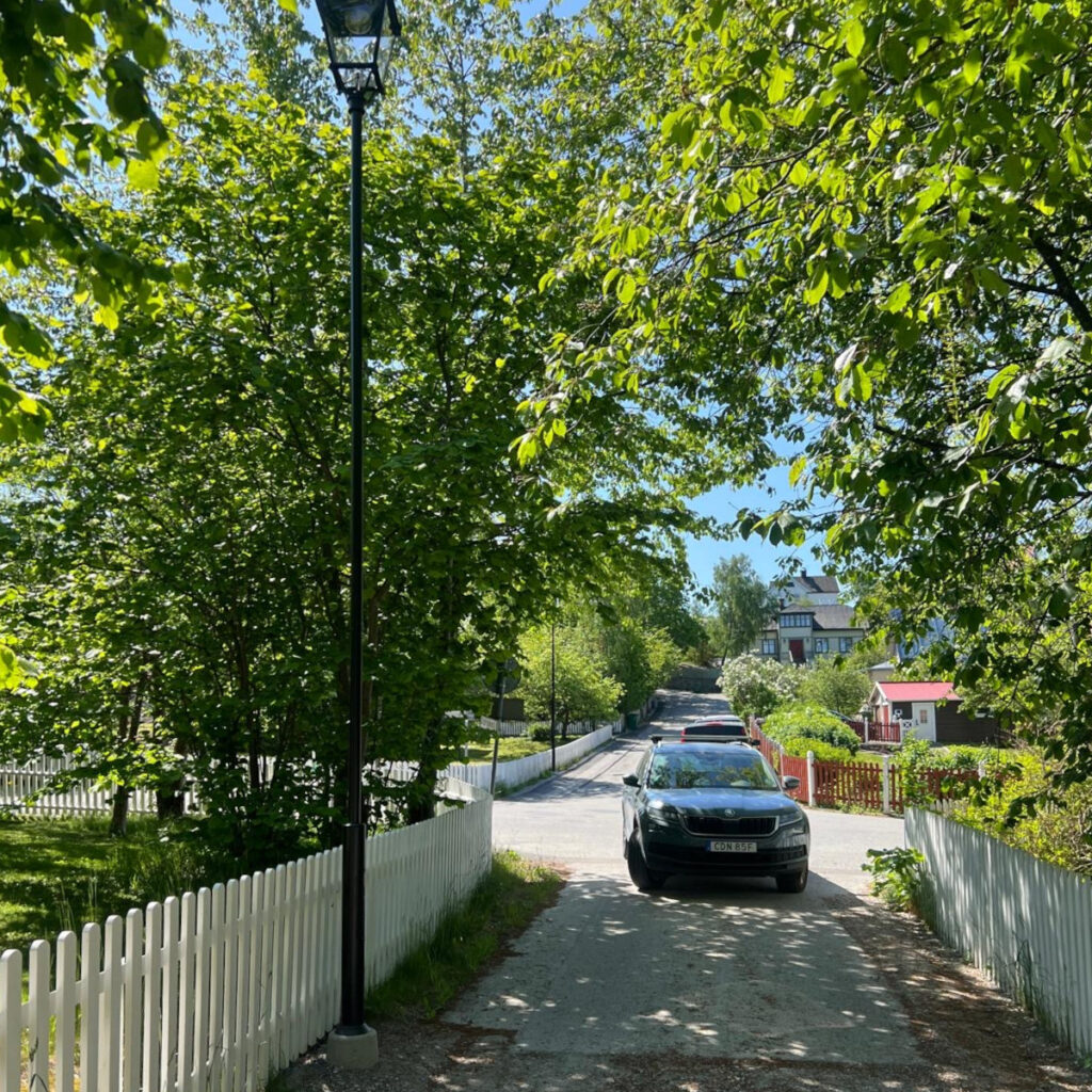 Leuchte 02 Luna A, Echo-Mast, Stockholm, Schweden