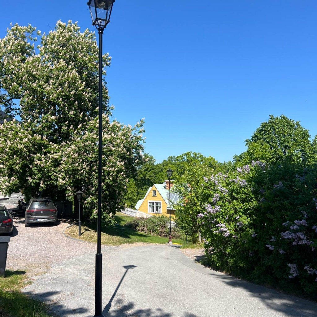 Classic 02 Luna A Leuchte, Echo-Säule Foto aufgenommen in Stockholm, Schweden