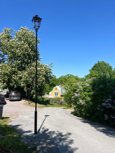 Classic 02 Luna A Leuchte, Echo-Säule Foto aufgenommen in Stockholm, Schweden