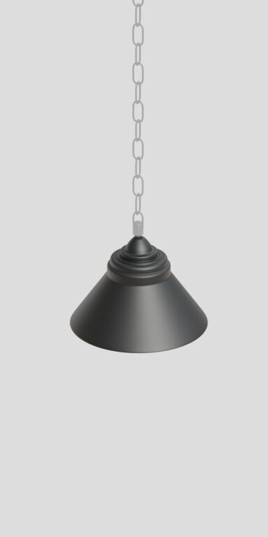 Pendelleuchte 36 Focus, schalenförmig