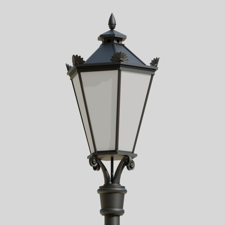 Modern lantern ECHO21 lanterns top, white glass